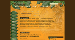 Desktop Screenshot of adagioholistic.com