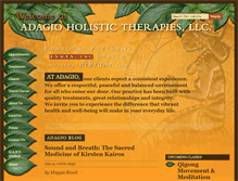 Tablet Screenshot of adagioholistic.com
